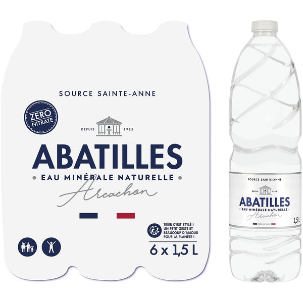 Abatilles Eau Minérale Naturelle Plate Pack 6x1,5L