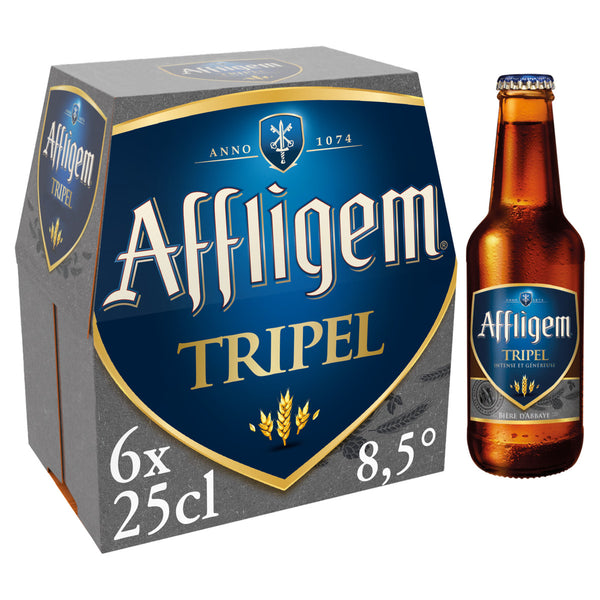 Affligem Bière Blonde Triple Belge D'abbaye Pack 6x25cl