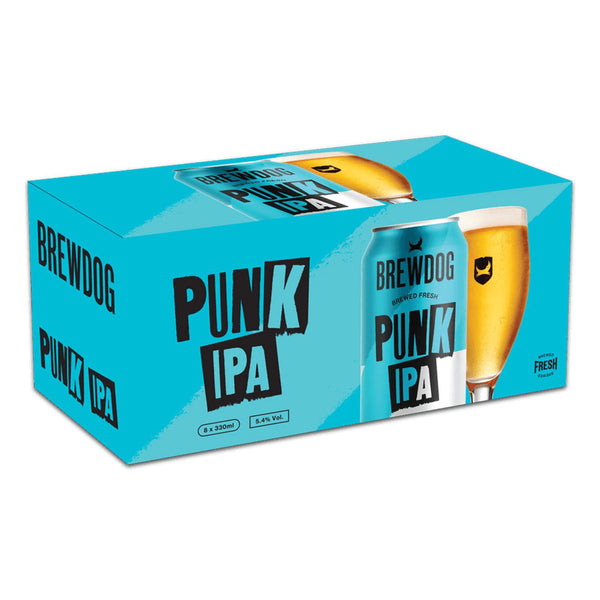 BrewDog Punk IPA Bière Blonde Pack 8x33cl