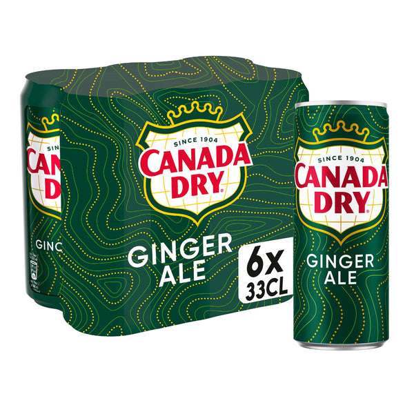 Canada Dry Gingembre Ginger Ale Pack 6x33cl