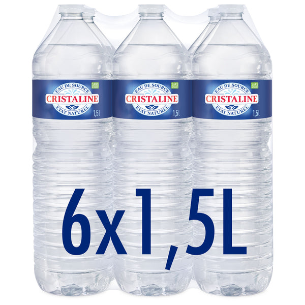 Cristaline Eau de Source Plate Pack 6x1,5L