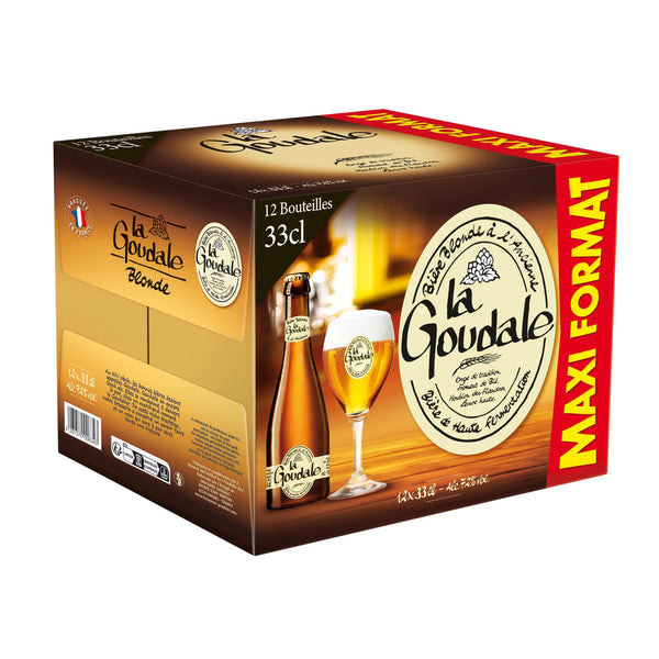 G De Goudale Bière Blonde à L'ancienne Pack 12x33cl