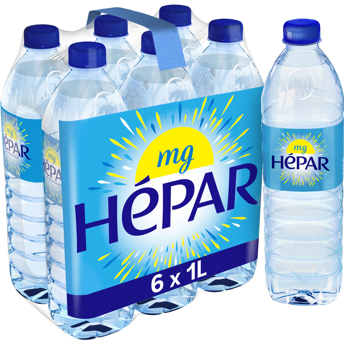 Hépar Eau Minérale Plate Naturelle Pack 6x1L