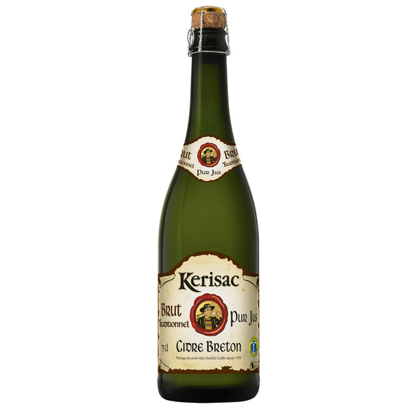 Kerisac Cidre Breton Brut Traditionnel Pur Jus 75cl