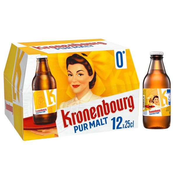 Kronenbourg Bière Blonde Pack 12x25cl