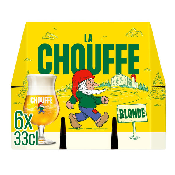 La Chouffe Bière Blonde Belge Pack 6x33cl