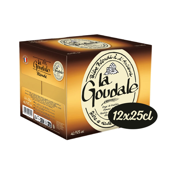 La Goudale Bière Blonde à L'ancienne Pack 12x25cl