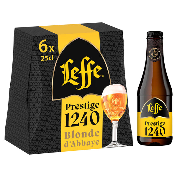 Leffe Prestige 1240 Bière Blonde Pack 6x25cl