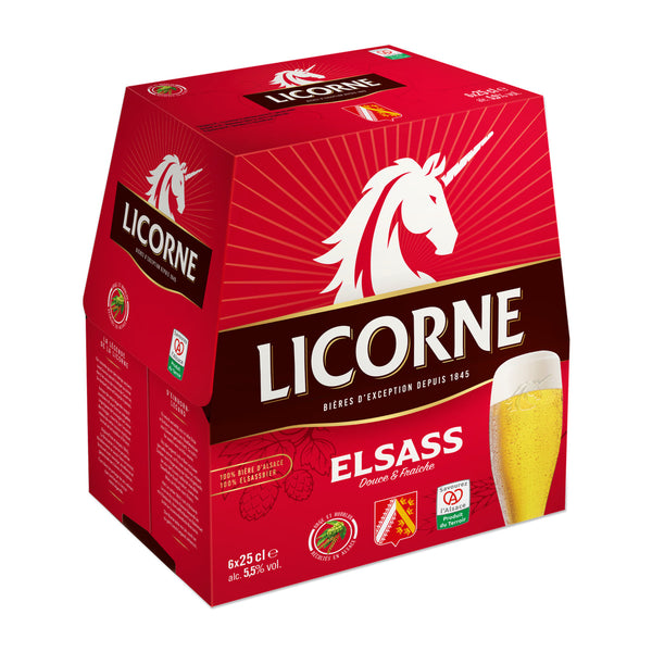 Licorne Elsass Bière Pack 6x25cl