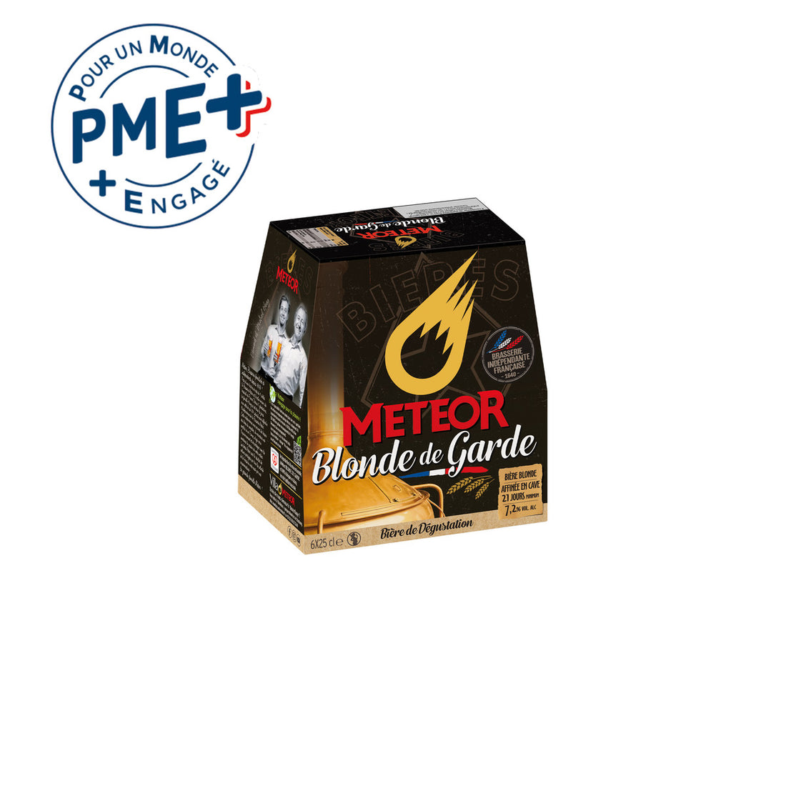 Meteor Bière Blonde de Garde Pack 6x25cl