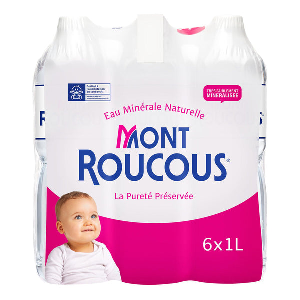 Mont Roucous Eau Minérale Naturelle Plate Pack 6x1L