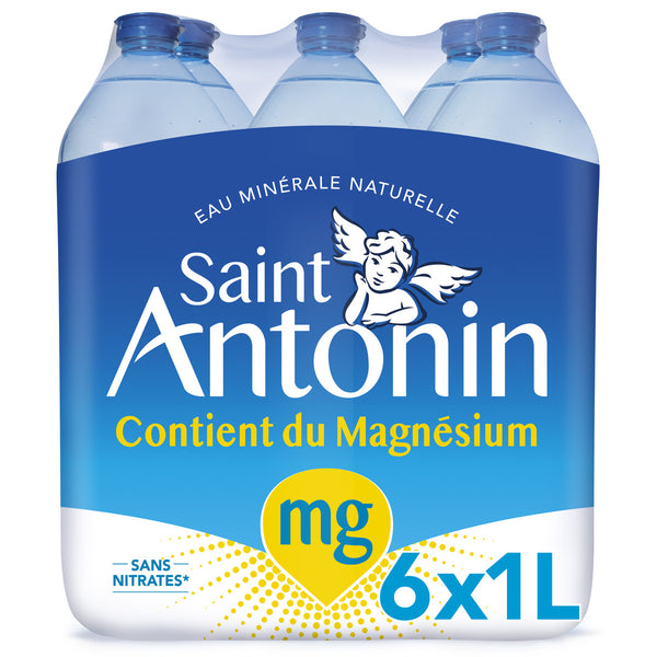 Saint Antonin Eau Minérale Naturelle Plate Pack 6x1L