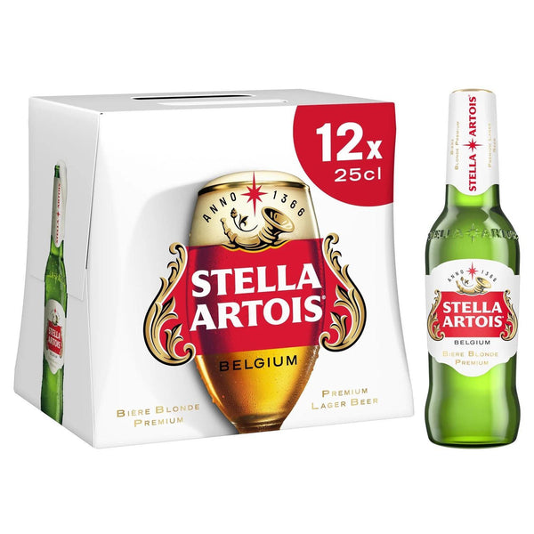Stella Artois Bière Blonde Légère Pack 12x25cl
