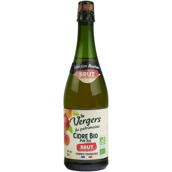 Vergers Du Patrimoine Cidre Brut Bio 75cl