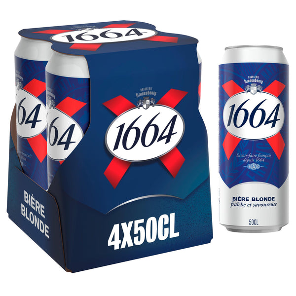 1664 Bière Blonde Pack 4x50cl