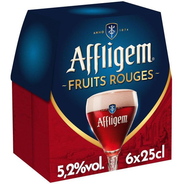 Affligem Bière Belge D'abbaye Aux Fruits Rouges Pack 6x25cl