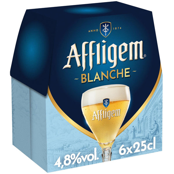 Affligem Bière Blanche Belge Légère D'abbaye Pack 6x25cl