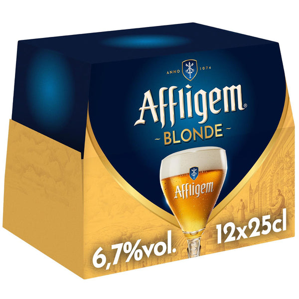 Affligem Bière Blonde Belge D'abbaye Pack 12x25cl
