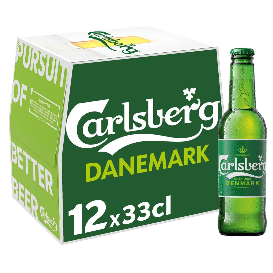 Carlsberg Bière Blonde Danoise Pack 12x33cl