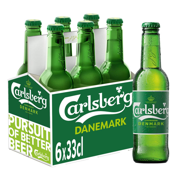 Carlsberg Bière Blonde Danoise Pack 6x33cl