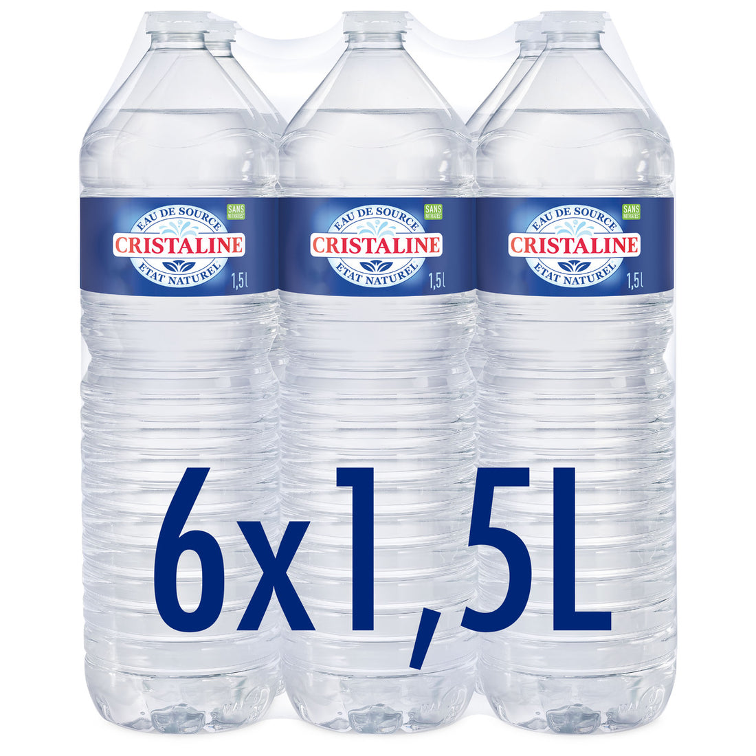 Cristaline Eau de Source Plate Pack 6x1,5L