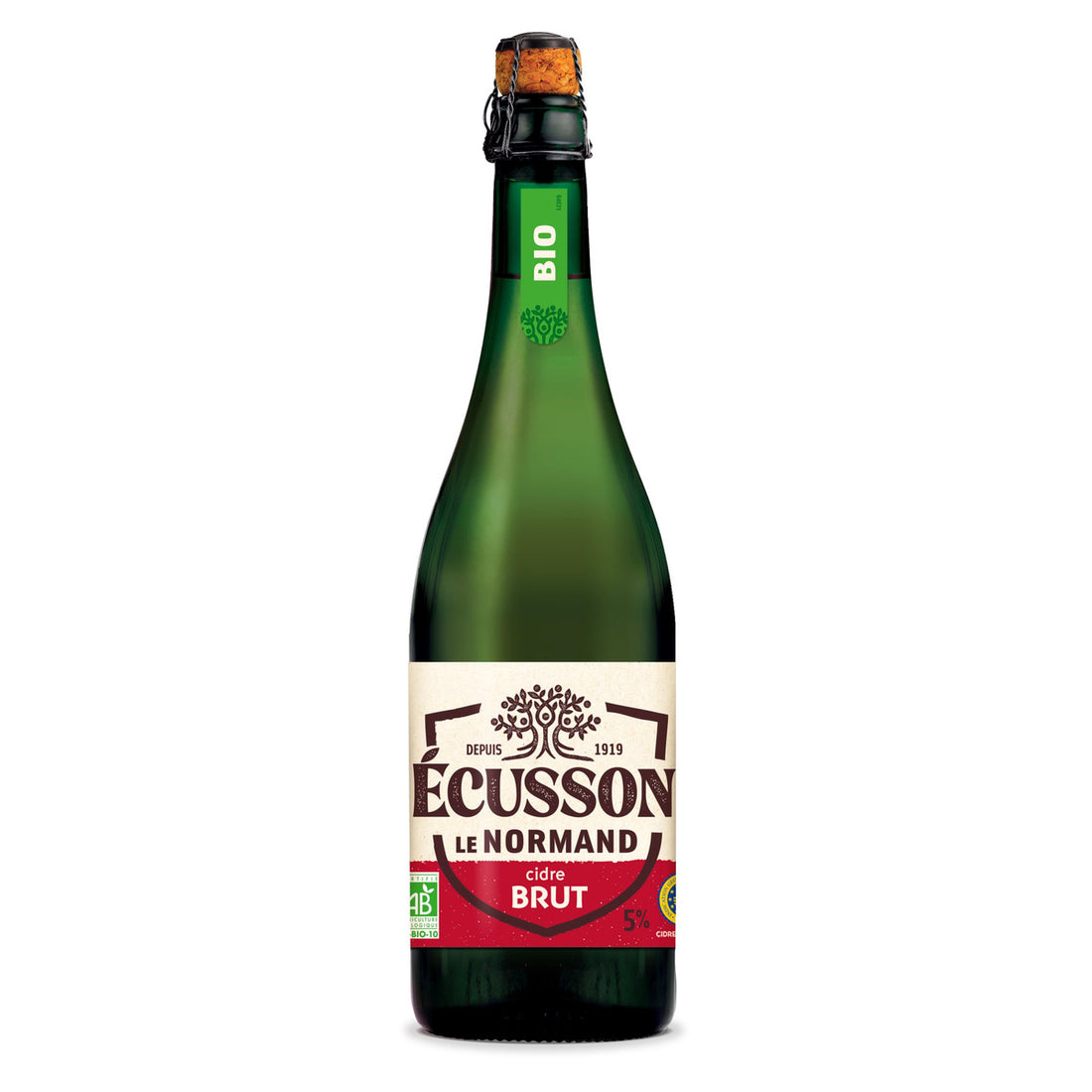 Ecusson Cidre Brut Bio 75cl