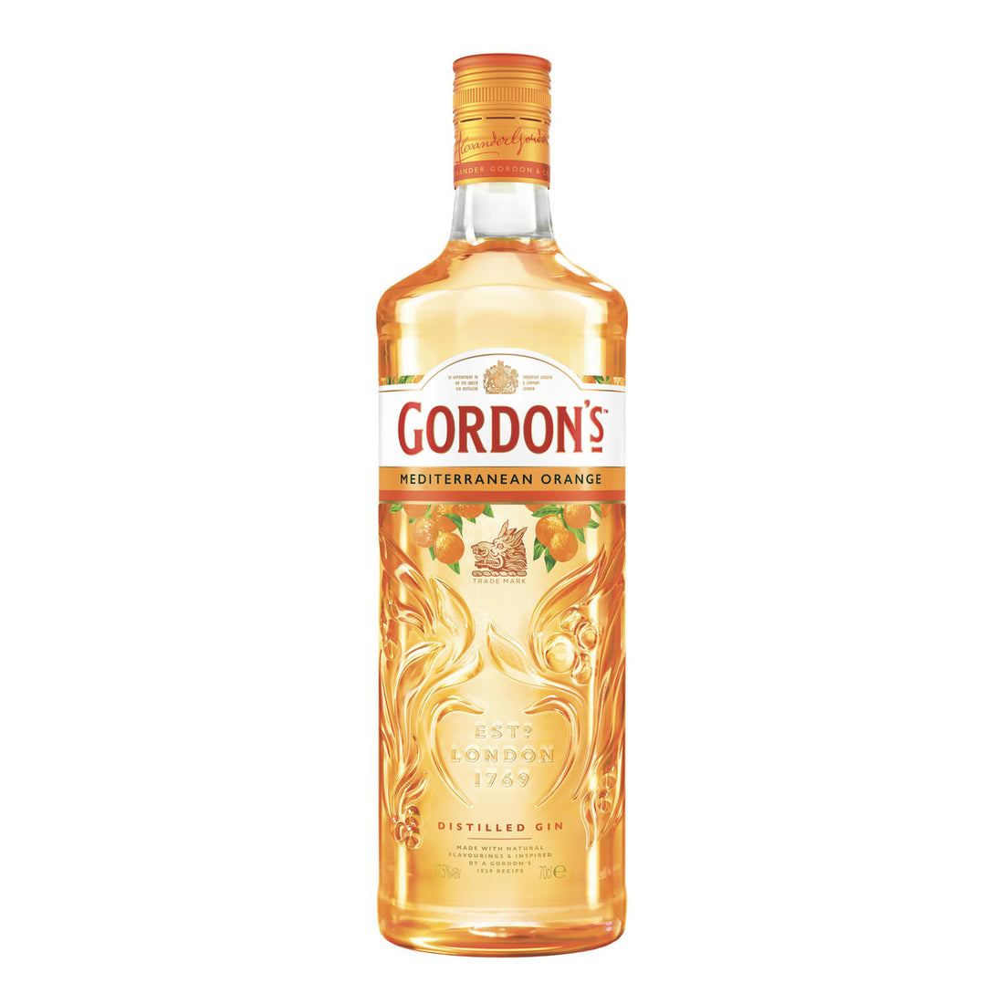Gordon's Gin Méditerranéen à L'orange 70cl