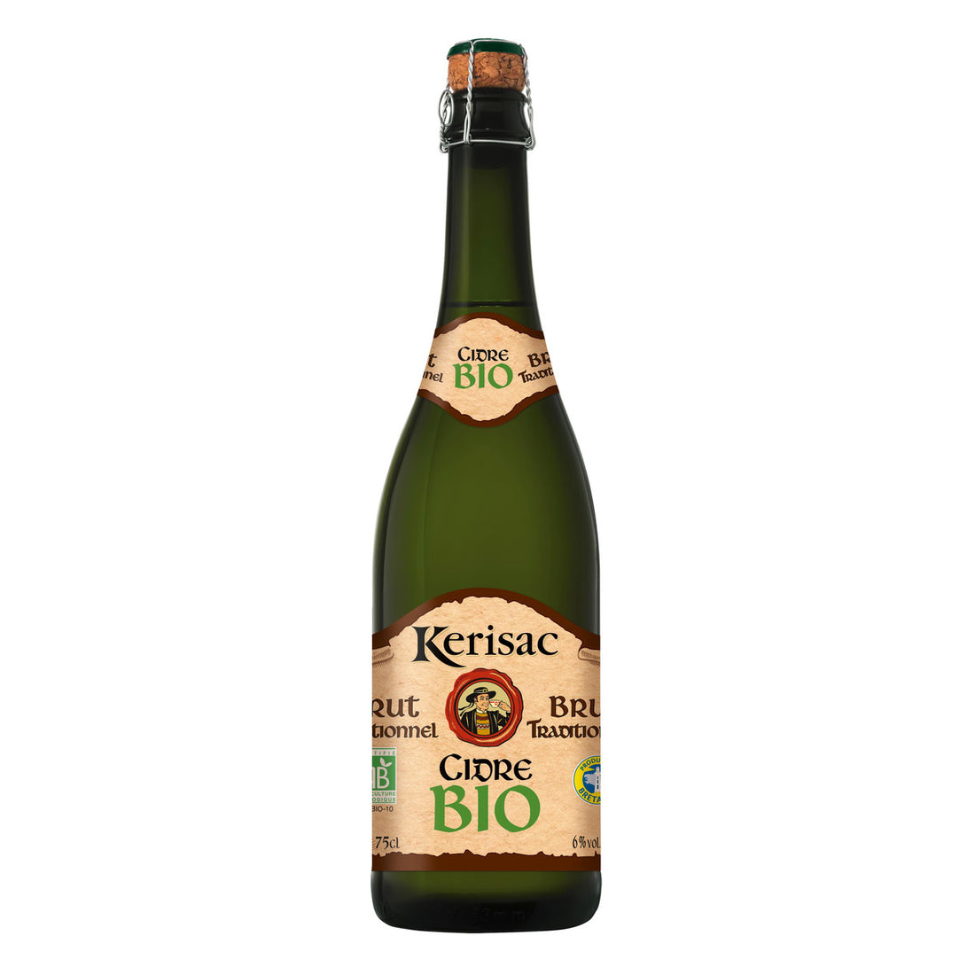 Kerisac Cidre Bio Brut Traditionnel 75cl