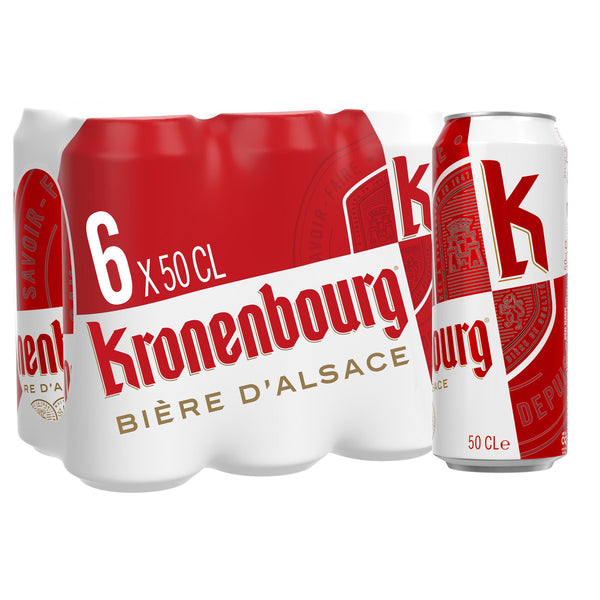 Kronenbourg Bière Blonde Légère Pack 6x50cl