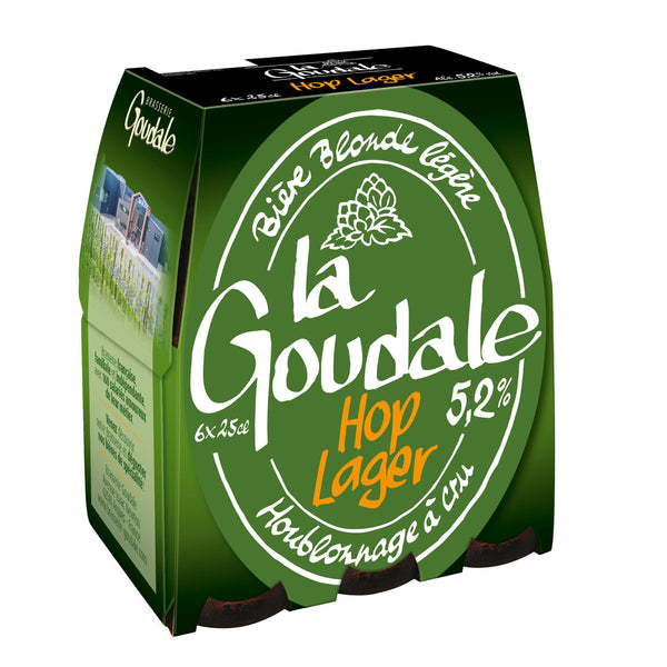 La Goudale Hop ! Lager Bière Blonde Pack 6x25cl