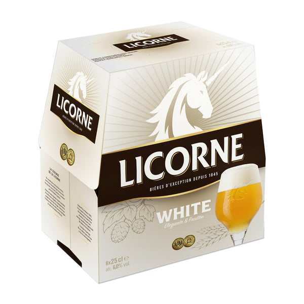 Licorne Bière White Pack 6x25cl