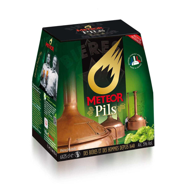 Meteor Bière Blonde Pils Pack 6x25cl