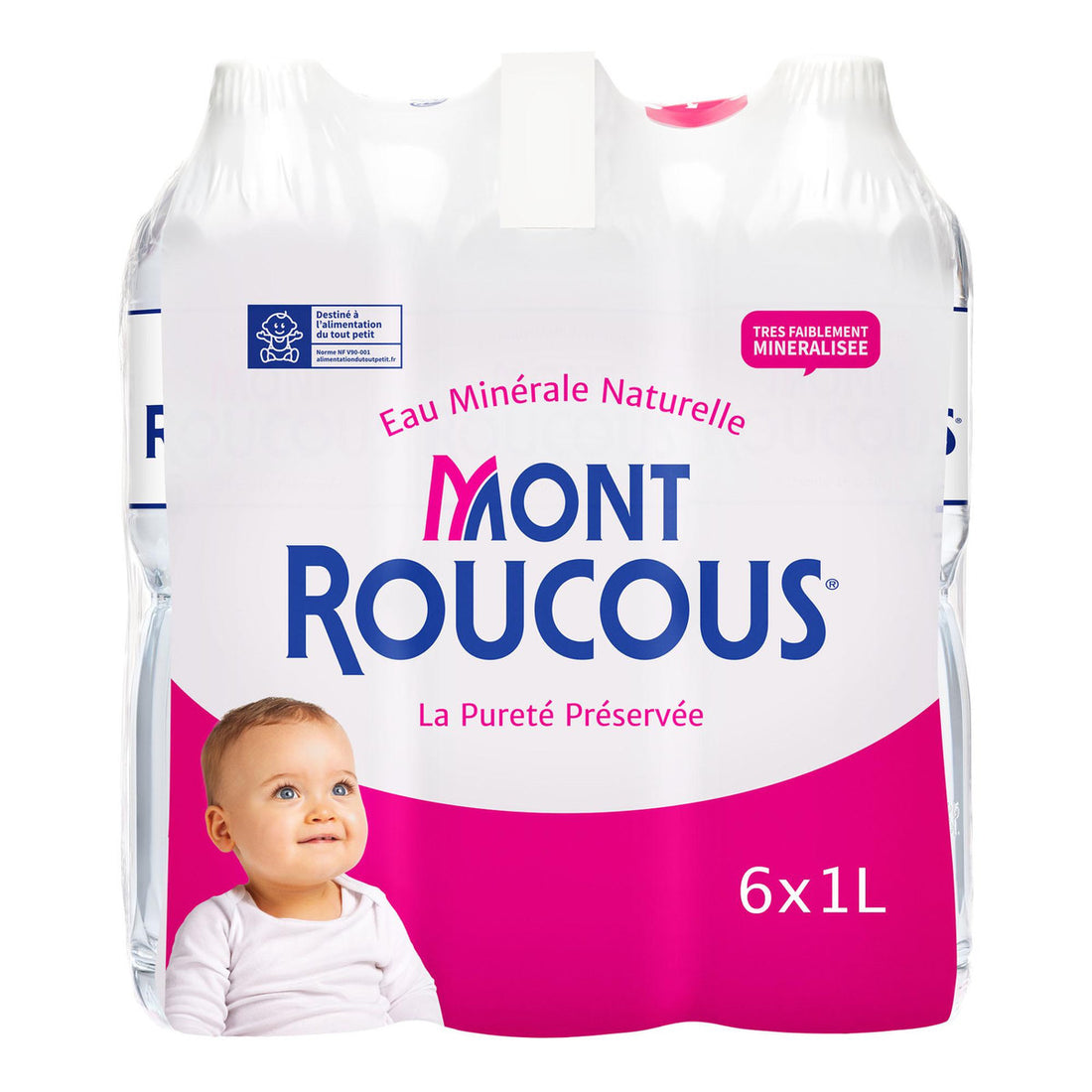 Mont Roucous Eau Minérale Naturelle Plate Pack 6x1L