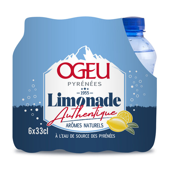 Ogeu Limonade Des Pyrénées Arômes Naturels Pack 6x33cl