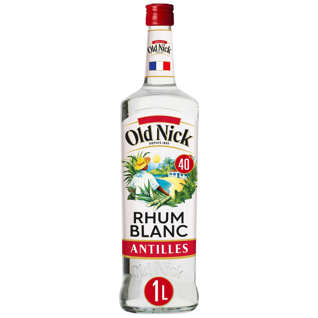 Old Nick Rhum Blanc Traditionnel 1L