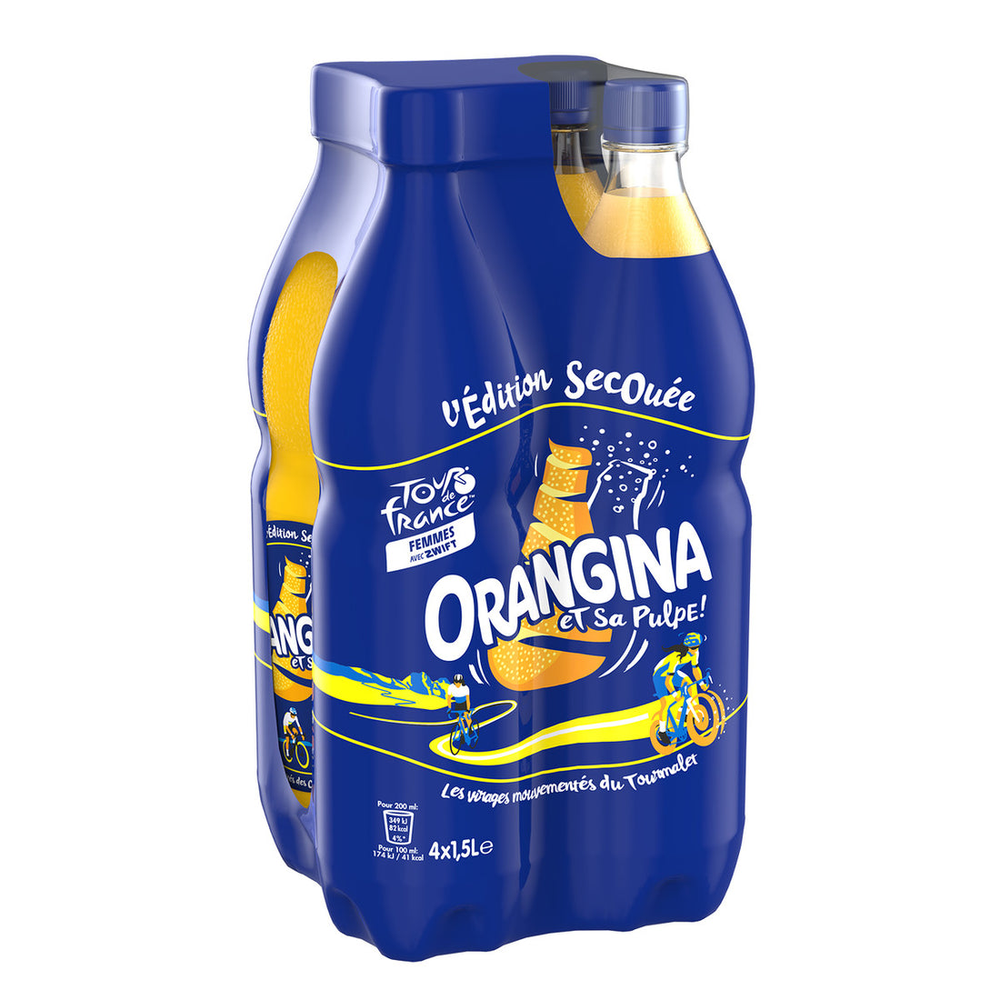 Orangina À la Pulpe de Fruit Jaune Pack 4x1,5L