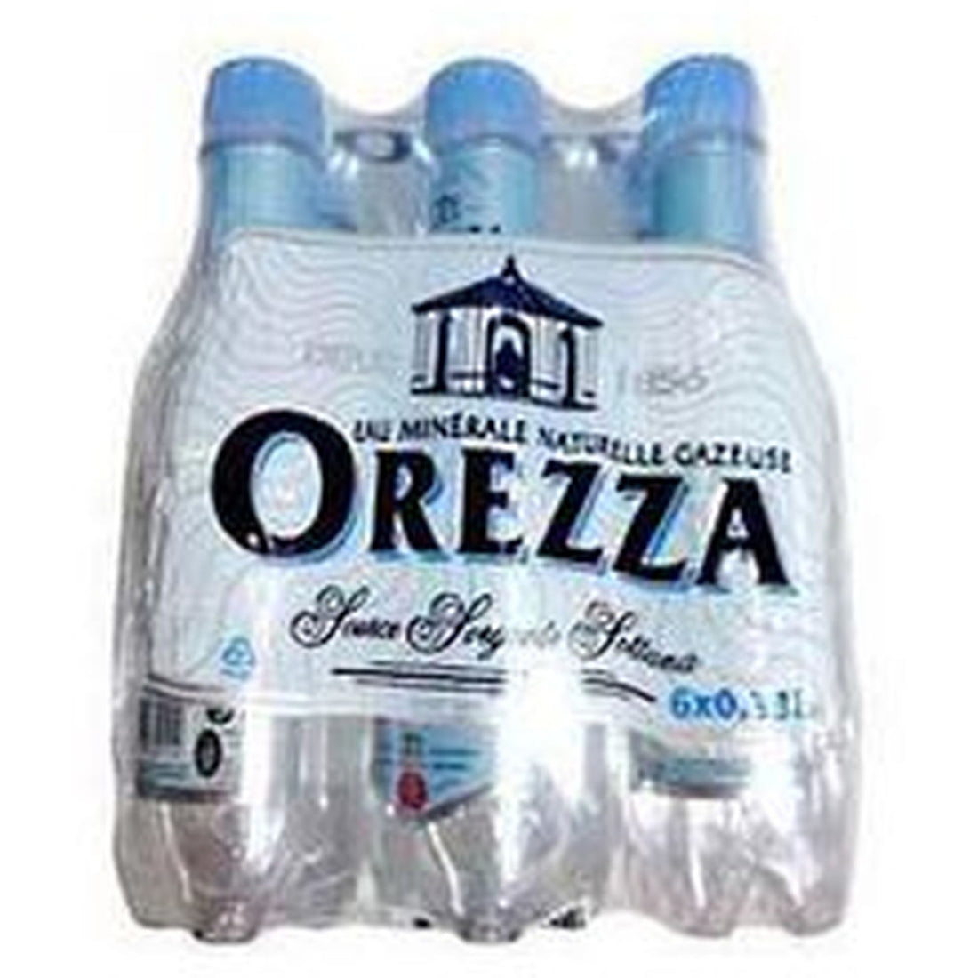 Orezza Eau Minérale Naturelle Gazeuse Pack 6x33cl