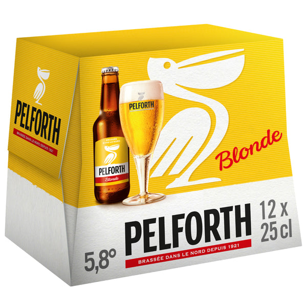 Pelforth Bière Blonde du Nord Pack 12x25cl