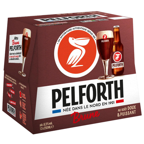 Pelforth Bière Brune du Nord Pack 12x25cl