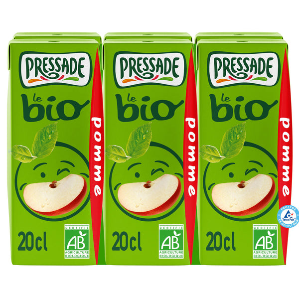 Pressade Nectar de Pomme Bio Briquette Pack 6x20cl