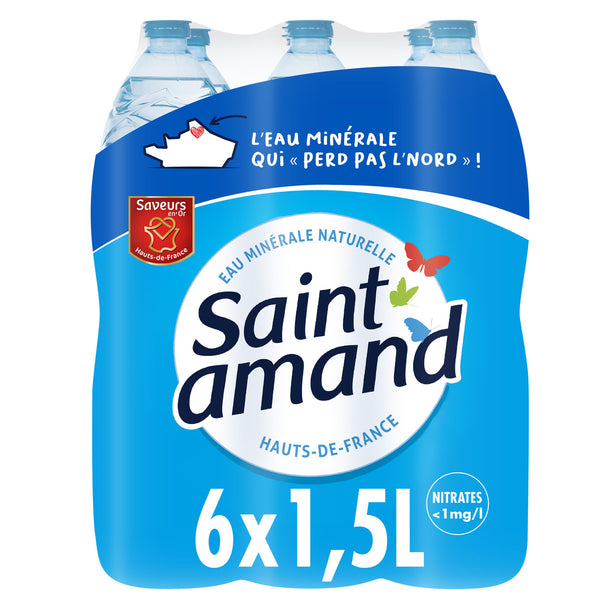Saint Amand Eau Minérale Naturelle Plate Pack 6x1,5L