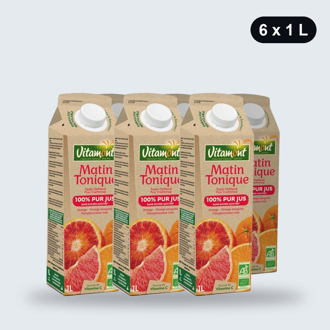 Vitamont Matin Tonique Pack 6x1L